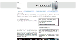 Desktop Screenshot of eprohost.com